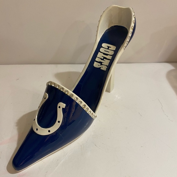 Ceramic Colts Team Shoe Wine Holder (KA) - Picture 5 of 14